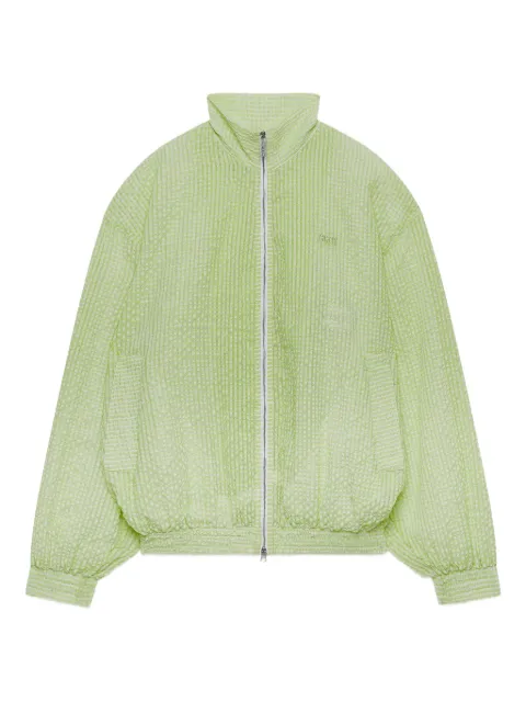 GCDS textured jacket Green B1CU0201TM0