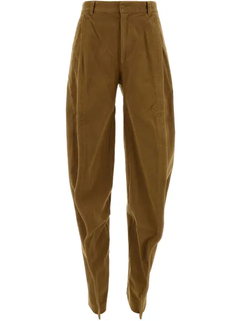 Y/Project velvet trousers Brown 201PA003F528