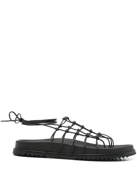 Rick Owens Web Granola sandals Black RP01E7800LLP09
