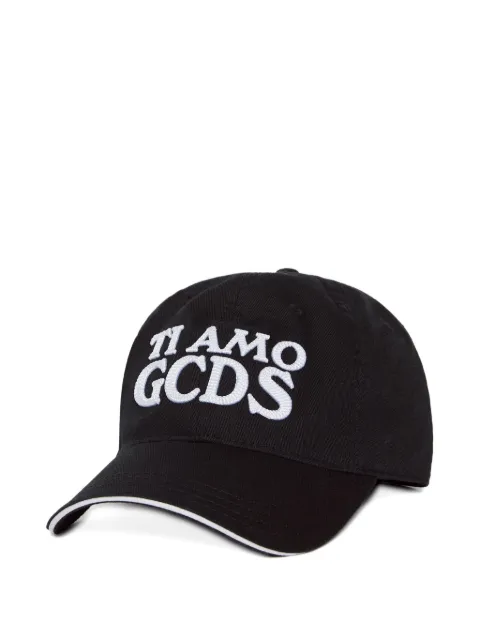 GCDS Ti Amo baseball cap Black B1CU5803AC9