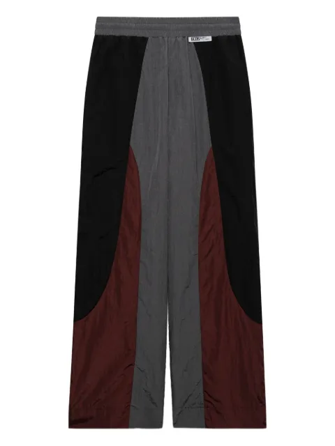GCDS colour-block trousers Red B1CM3005TL7