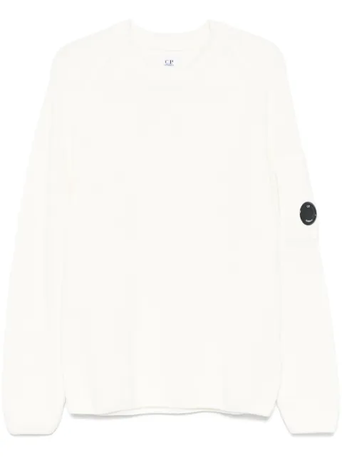 C.P. Company Sea Island Lens-detail sweater Neutrals 18CMKN126A004037A