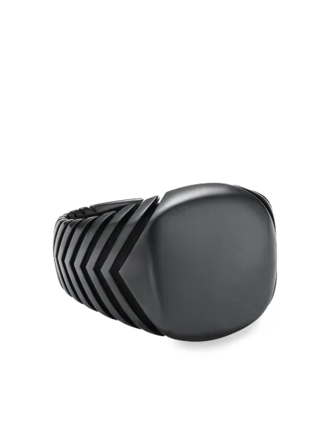 David Yurman Chevron Signet ring Black R35177MBB