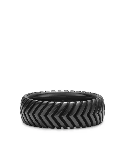 David Yurman Chevron Band ring Black R35168MBB