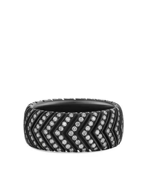 David Yurman Chevron Band ring Black R35191MBBADI