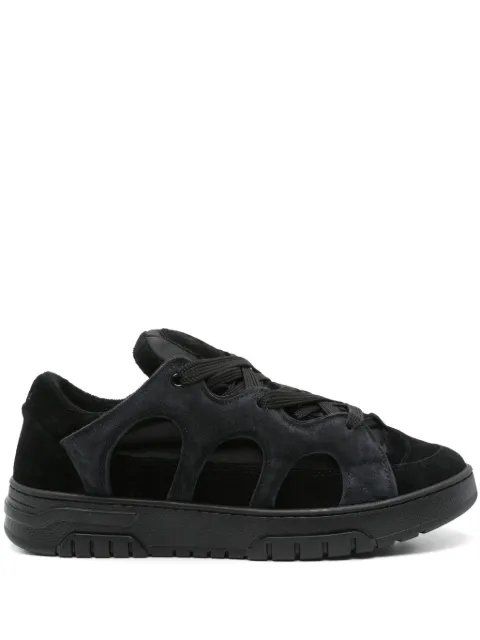 SANTHA panelled sneakers Black YU03S1ORBK