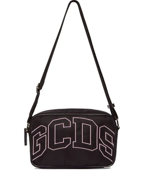 GCDS logo-embroidered belt bag Black B1EM5300AF0