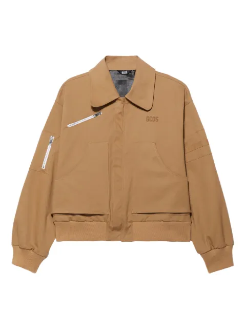 GCDS canvas shirt jacket Neutrals B1CM0905TL5