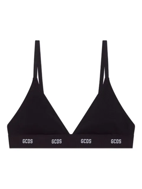 GCDS logo triangle-cup bra Black B1EW3604UW9