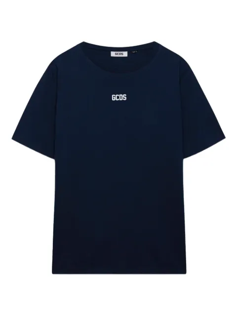 GCDS logo-print T-shirt Blue A1OM2312JA4