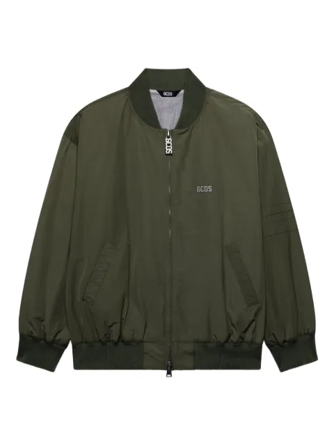 GCDS Varsity bomber jacket Green B1CM0904TL6