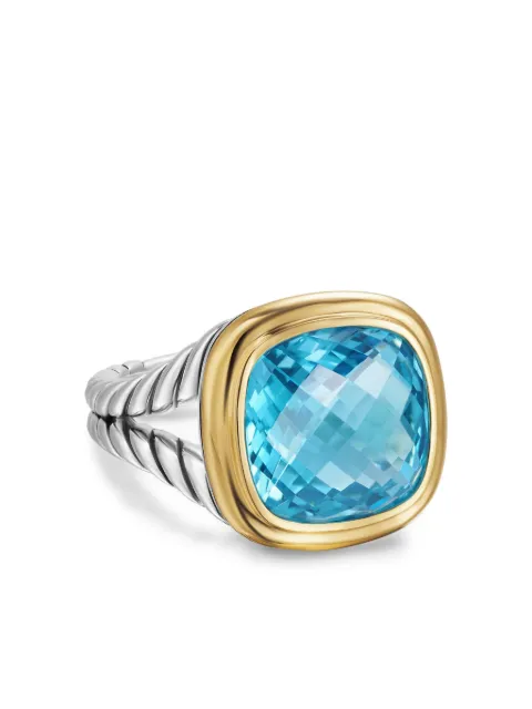 David Yurman 18kt yellow gold and sterling silver Albion topaz ring Silver R18306S8ABT