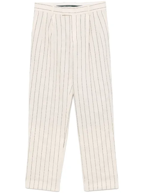 Drôle De Monsieur striped trousers Neutrals GBP165LI006