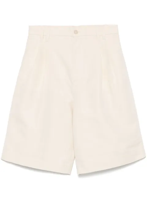Filippa K relaxed pleated shorts Neutrals 31114