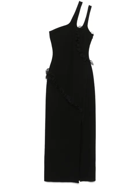 Nensi Dojaka Nadia midi dress Black NDSS25DR231