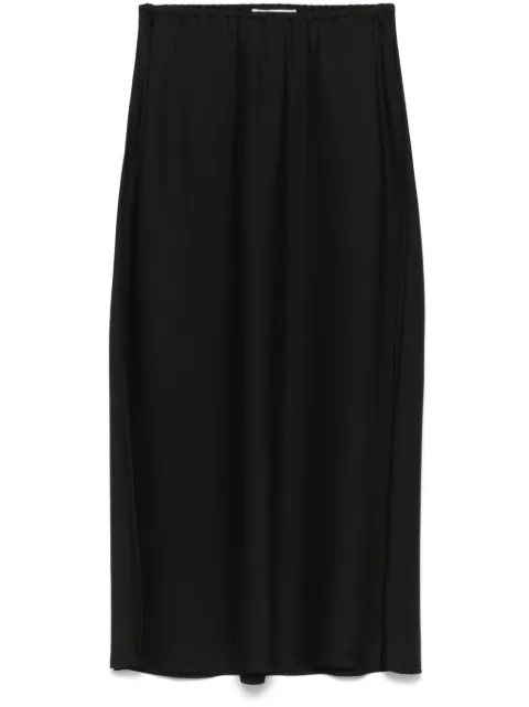 Lisa Yang silk midi skirt Black 2025209