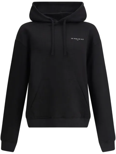 Ih Nom Uh Nit graphic-print hoodie Black NUS25252