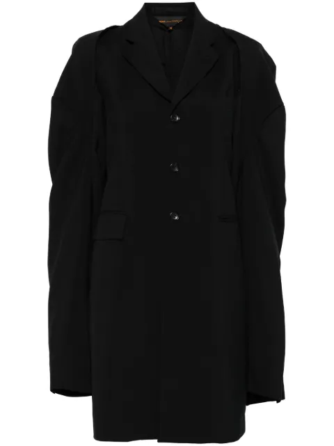 Comme Des Garçons detachable-sleeves coat Black GOJ041