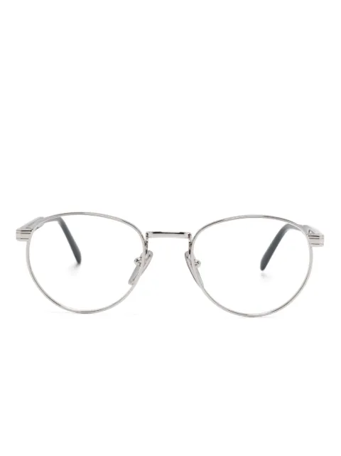 Prada Eyewear round-frame glasses Silver PRB52V1BC1O1