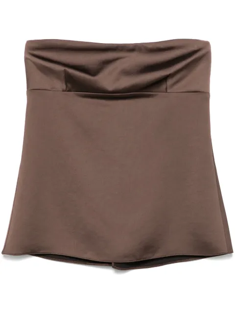 Patrizia Pepe satined blouse Brown 2C1592A563