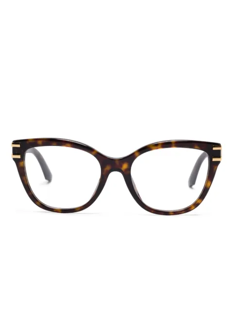 Dolce & Gabbana Eyewear tortoiseshell-effect glasses Brown DG3418