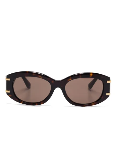 Dolce & Gabbana Eyewear DG logo-plaque sunglasses Brown 0DG4502