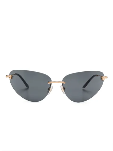 Versace Eyewear geometric-frame sunglasses Gold 2281