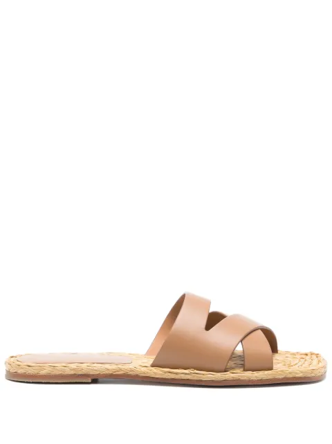 Paloma Barceló flat slides Brown 262101