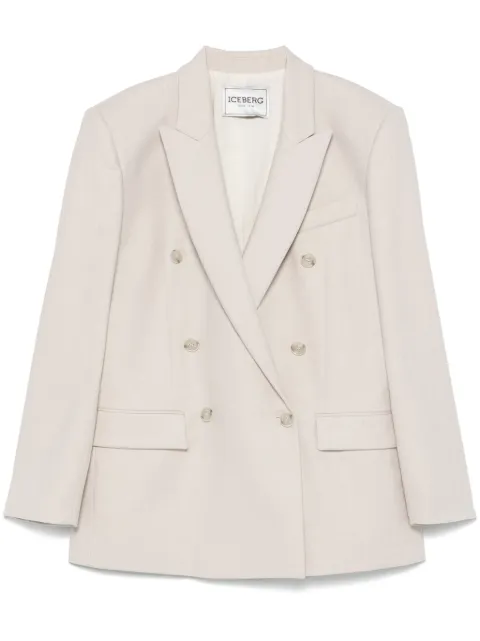 Iceberg double-breasted blazer Neutrals 25EI2P0L0410140