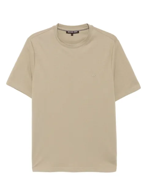 Michael Kors embroidered logo T-shirt Neutrals CR451V9HFK