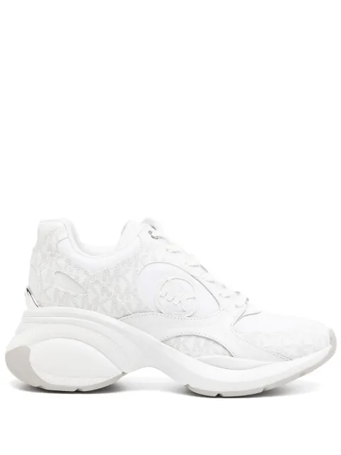 Michael Kors lace-up fastening trainer White 43S5ZUFS3D