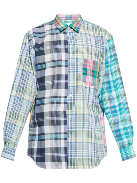 Comme Des Garçons Shirt checked shirt Brown FOB008S25