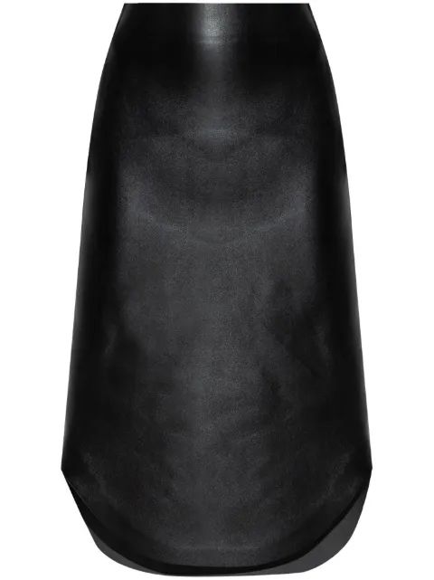Diesel O-Lux midi skirt Black A191530GSAJ