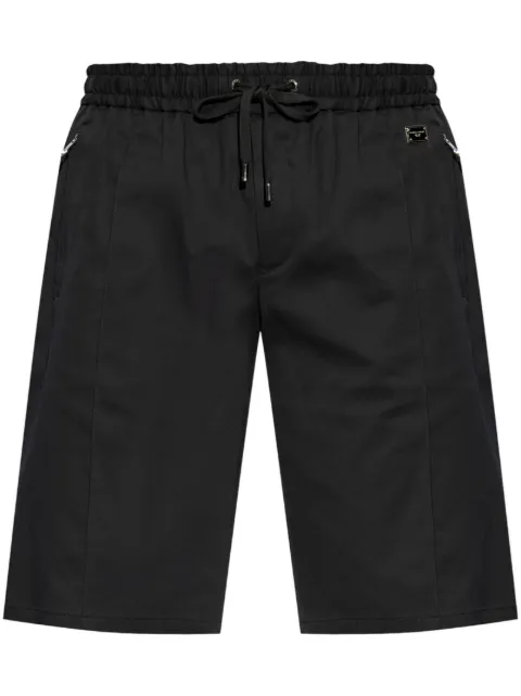 Dolce & Gabbana logo-plaque track shorts Black GP0Y4TFUFNV