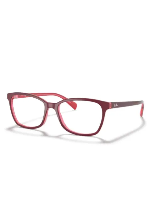 Ray-Ban rectangle-frame glasses Red 5362VISTA