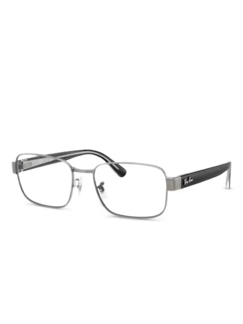 Ray-Ban rectangle-frame glasses Black 0RX6529
