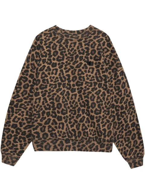 ANINE BING cotton sweatshirt Brown A0811155