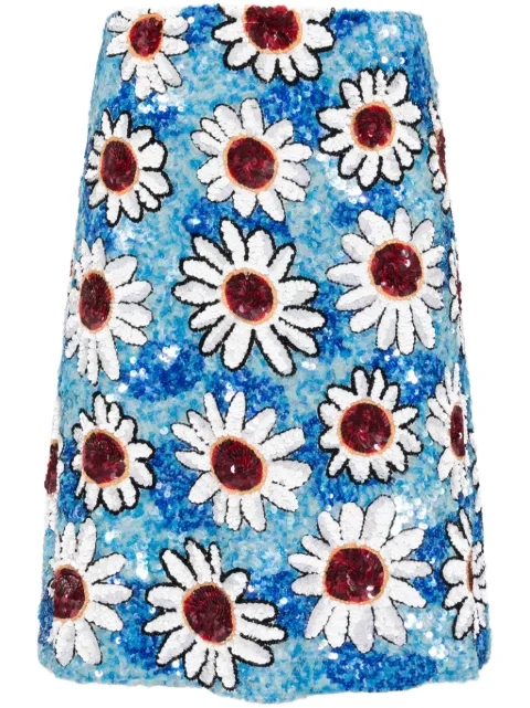 Ashish sequin skirt Blue S008