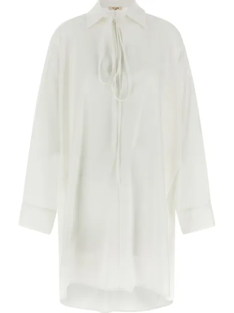 DI.LA3 PARI' oversize shirt White C03AVORIO