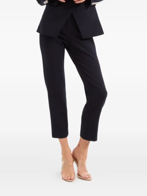 Veronica Beard button-detailed pocket trousers Blue CORESU0026409G