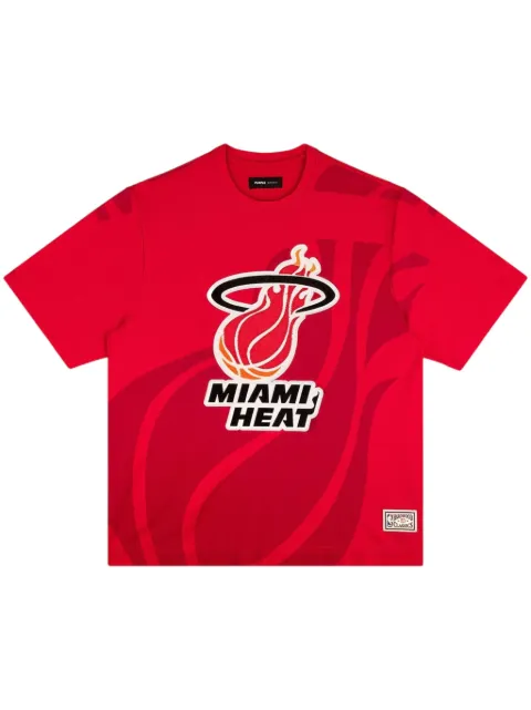 Purple Brand Miami Heat T-shirt Red P142MNMH