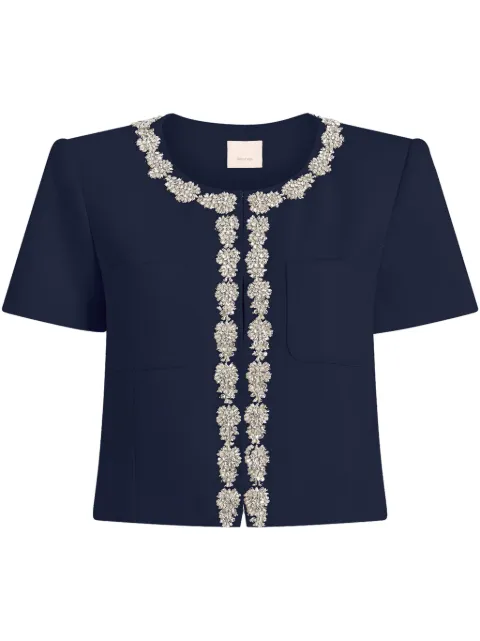 Cinq A Sept Samina top Blue ZJ8311319Z