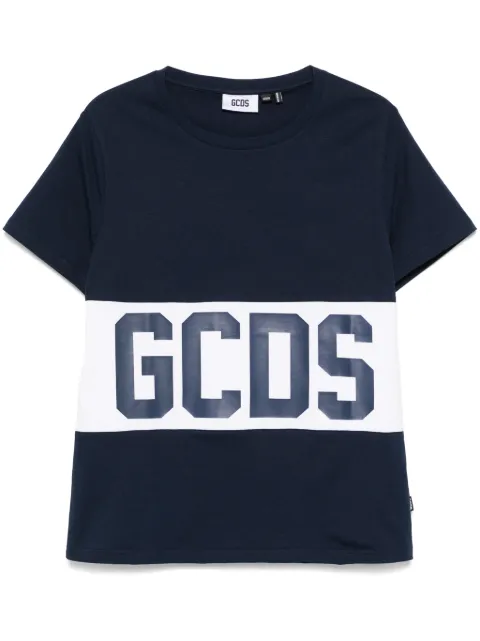 GCDS Band Logo T-shirt Blue B1XM2314JA3