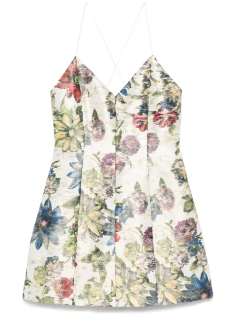 alice + olivia Tayla mini dress White CC503N24535