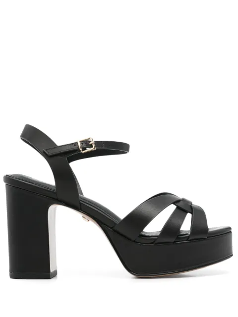 Lola Cruz 95mm Aria sandals Black 414P10BK