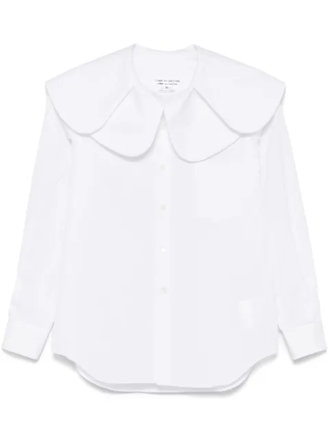 Comme Des Garçons Comme Des Garçons petal-collar shirt White ROB020