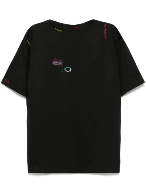 Marni embroidered T-shirt Black HUMU0330S1UTC41200N99