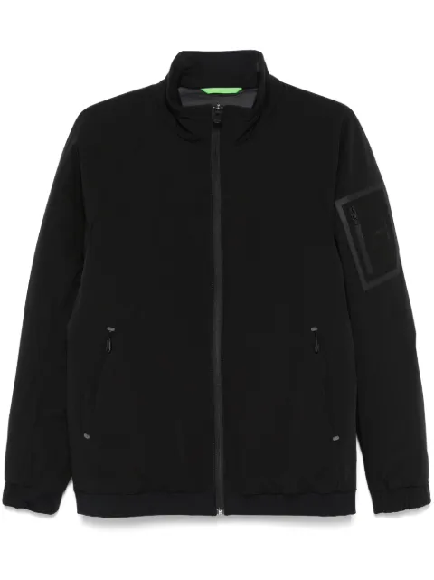 BOSS logo-patch padded jacket Black 50535405