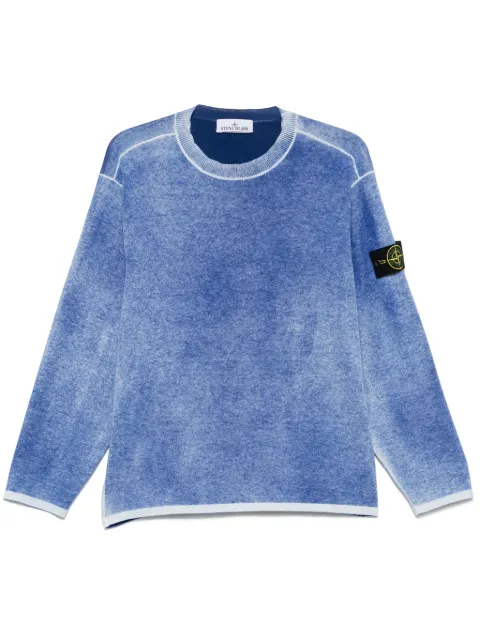 Stone Island Compass-badge sweatshirt Blue K1S155100030S00Z2