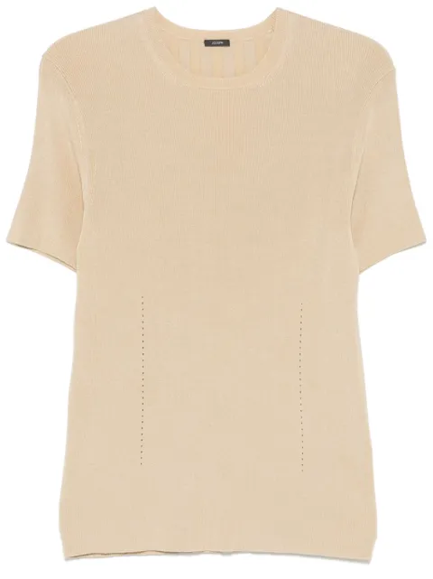 JOSEPH ribbed T-shirt Neutrals JF009038